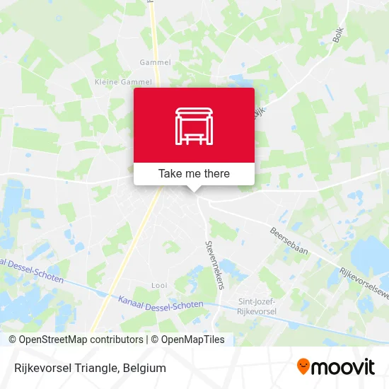 Rijkevorsel Triangle map