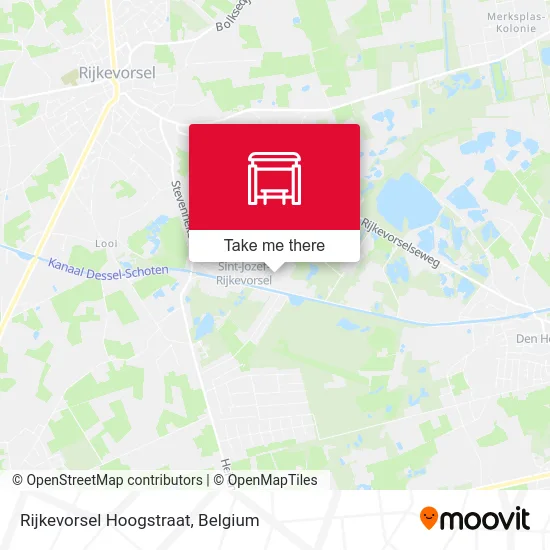 Rijkevorsel High Street map