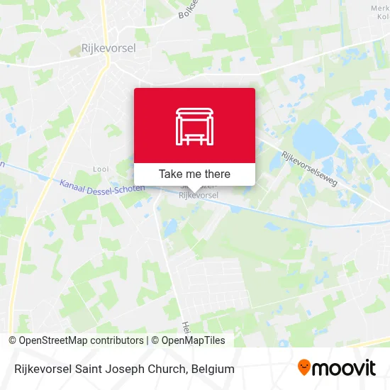 Rijkevorsel Saint Joseph Church map