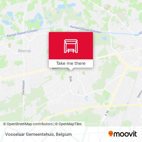 Vosselaar Gemeentehuis map