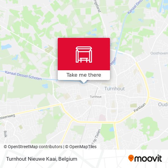 Turnhout Nieuwe Kaai map