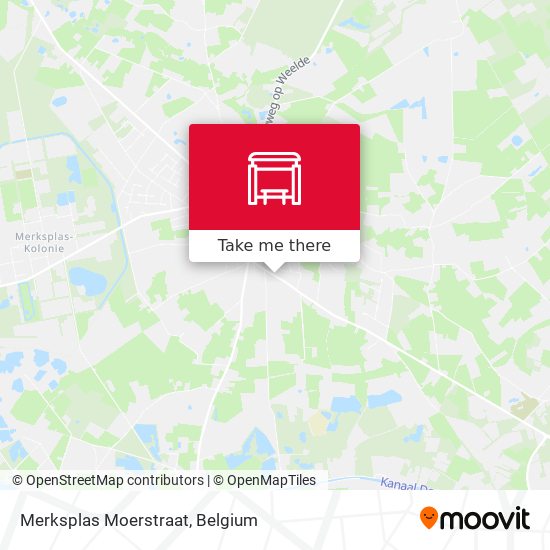 Merksplas Moerstraat map