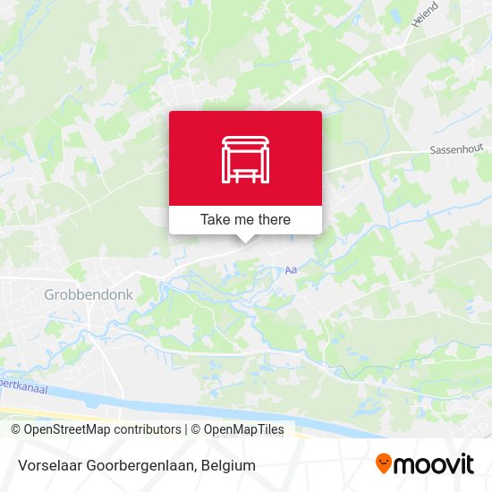 Vorselaar Goorbergenlaan map