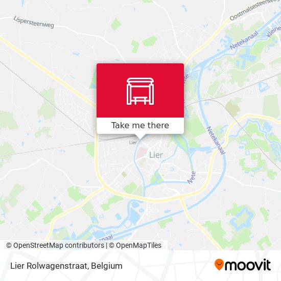 Lier Rolwagenstraat map