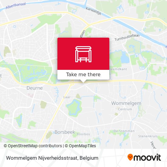 Wommelgem Nijverheidsstraat plan