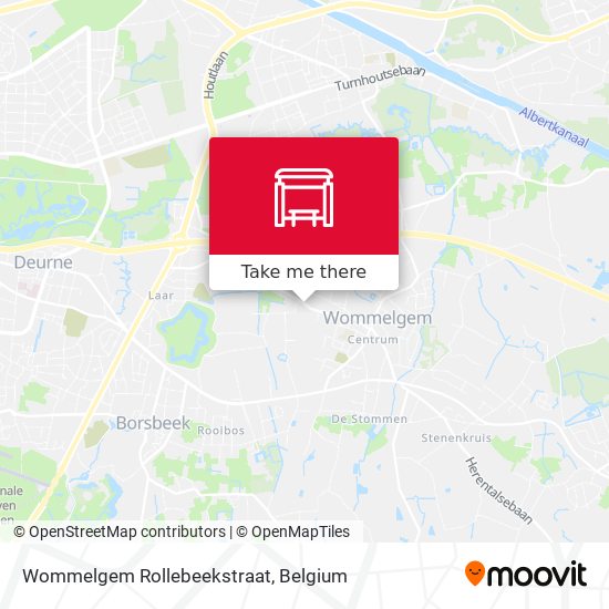 Wommelgem Rollebeekstraat plan