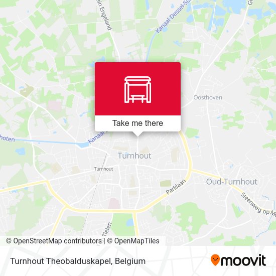 Turnhout Theobalduskapel map