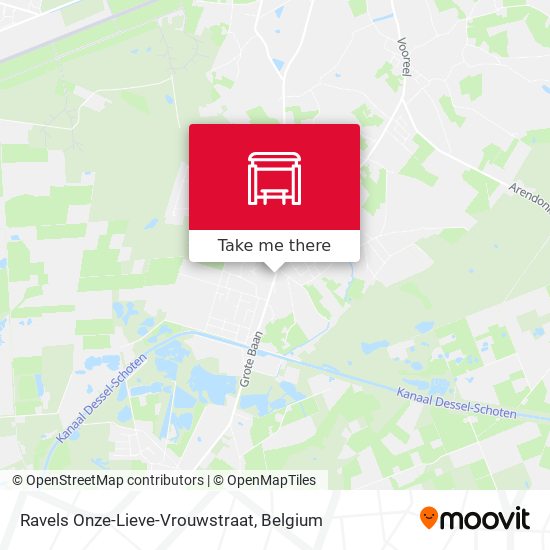 Ravels Onze-Lieve-Vrouwstraat map