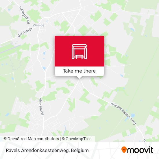 Ravels Arendonksesteenweg map