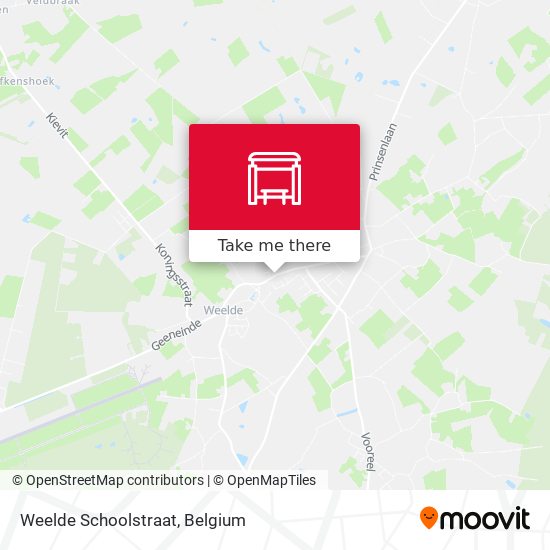 Weelde Schoolstraat map