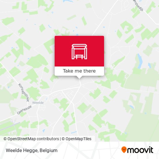 Weelde Hegge map