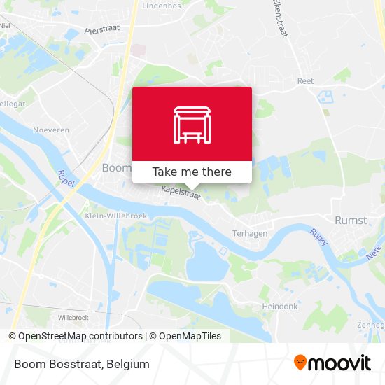 Boom Bosstraat map