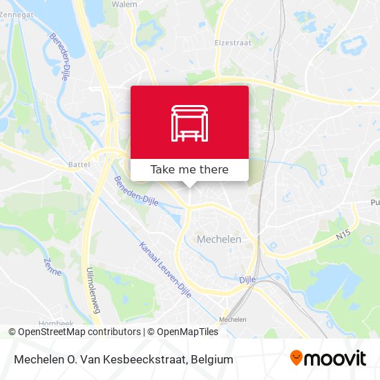 Mechelen O. Van Kesbeeckstraat map