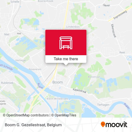 Boom G. Gezellestraat map