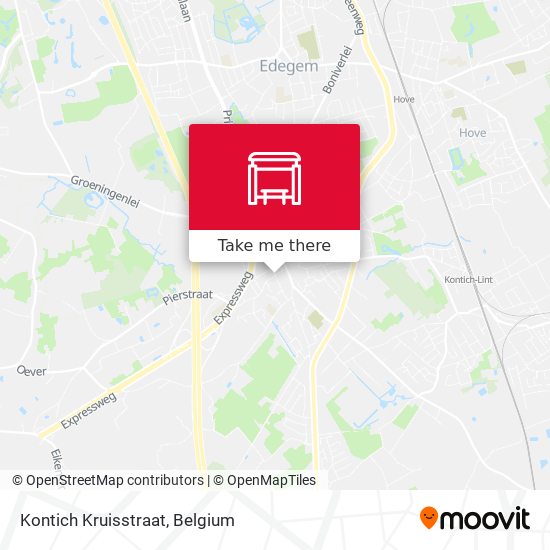 Kontich Kruisstraat map