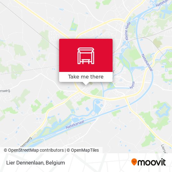 Lier Dennenlaan map