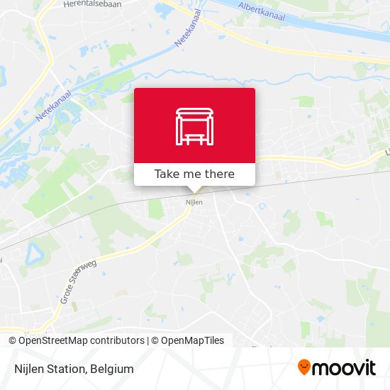 Nijlen Station map