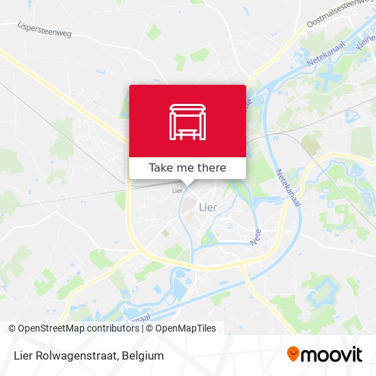 Lier Rolwagenstraat plan