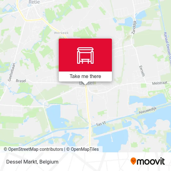 Dessel Markt map