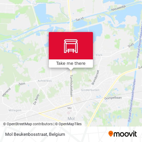 Mol Beukenbosstraat map