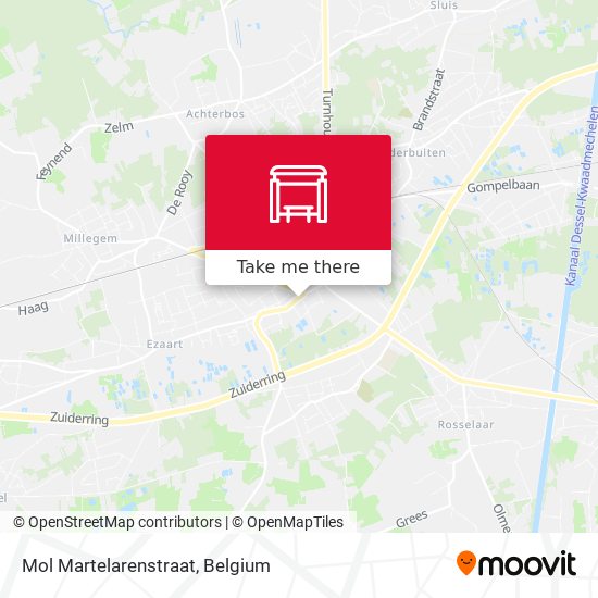 Mol Martelarenstraat plan