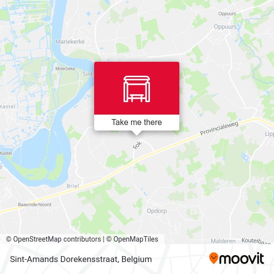 Sint-Amands Dorekensstraat plan