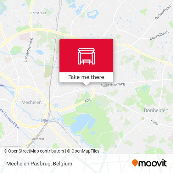 Mechelen Pasbrug plan