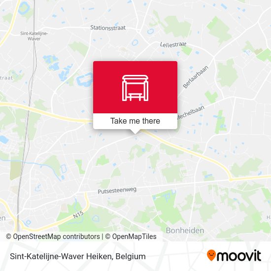 Sint-Katelijne-Waver Heiken map