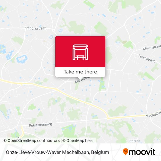 Onze-Lieve-Vrouw-Waver Mechelbaan plan