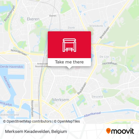 Merksem Kwadevelden plan