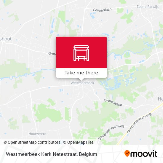 Westmeerbeek Kerk Netestraat map