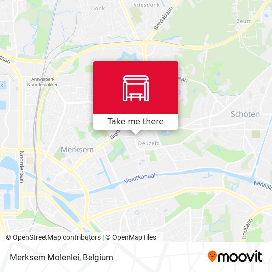 Merksem Molenlei plan