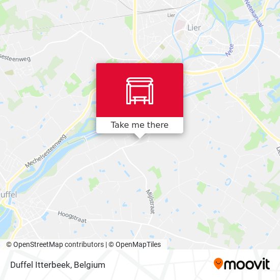 Duffel Itterbeek map