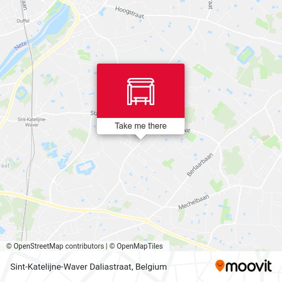 Sint-Katelijne-Waver Daliastraat plan