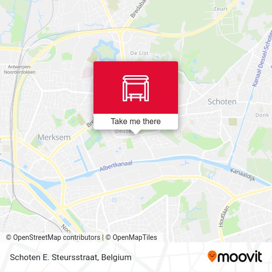 Schoten E. Steursstraat plan