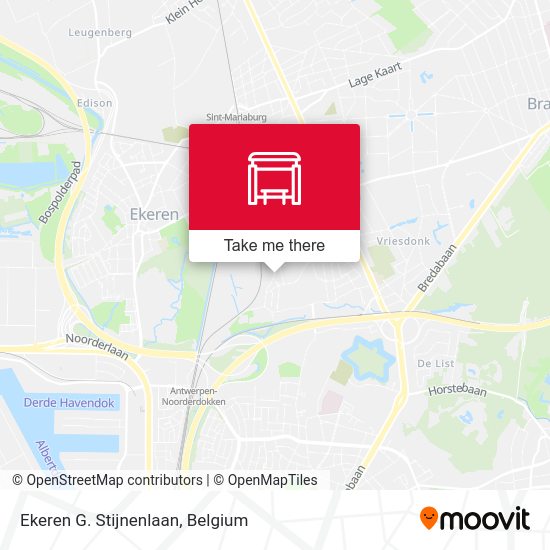 Ekeren G. Stijnenlaan plan