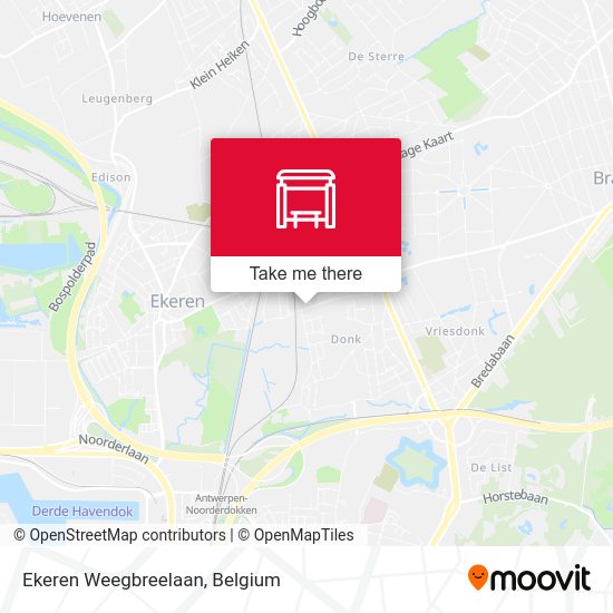 Ekeren Weegbreelaan plan