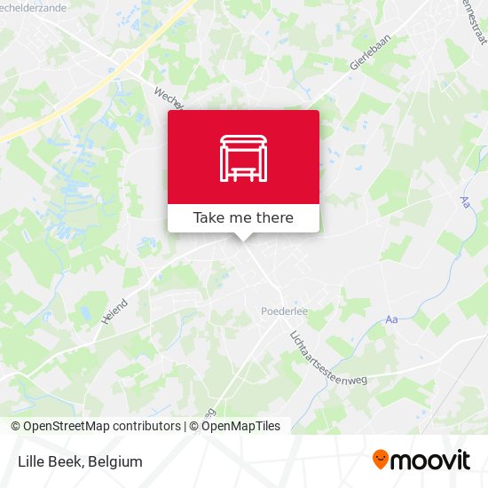 Lille Beek map