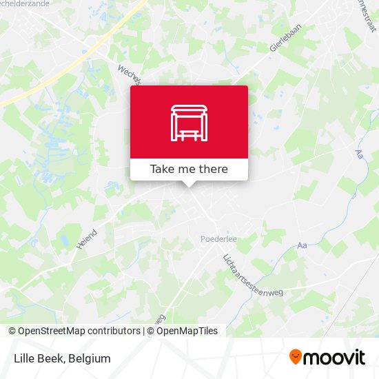 Lille Beek map