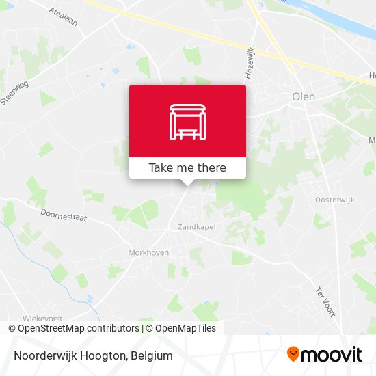 Noorderwijk Hoogton map