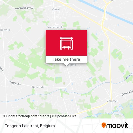 Tongerlo Leistraat map