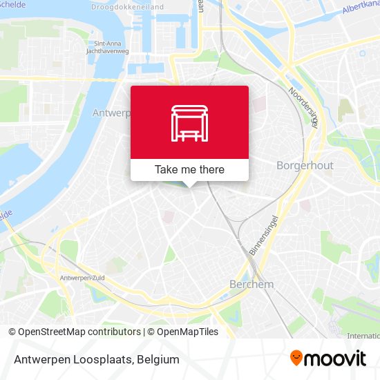 Antwerpen Loosplaats map