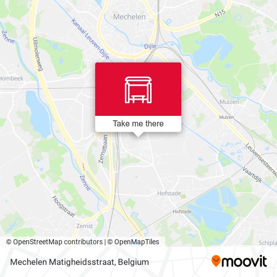Mechelen Matigheidsstraat plan