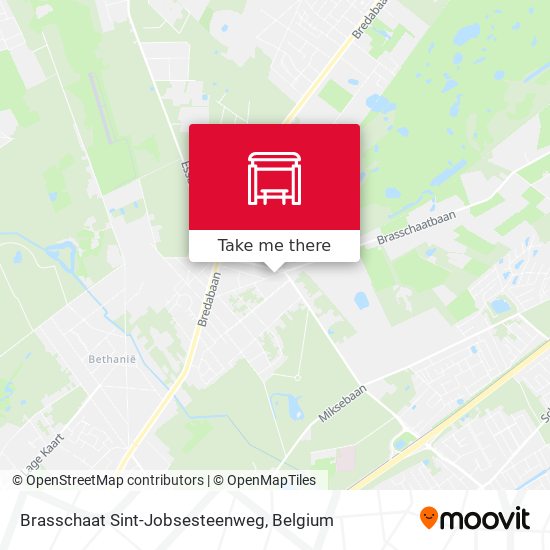 Brasschaat Sint-Jobsesteenweg plan