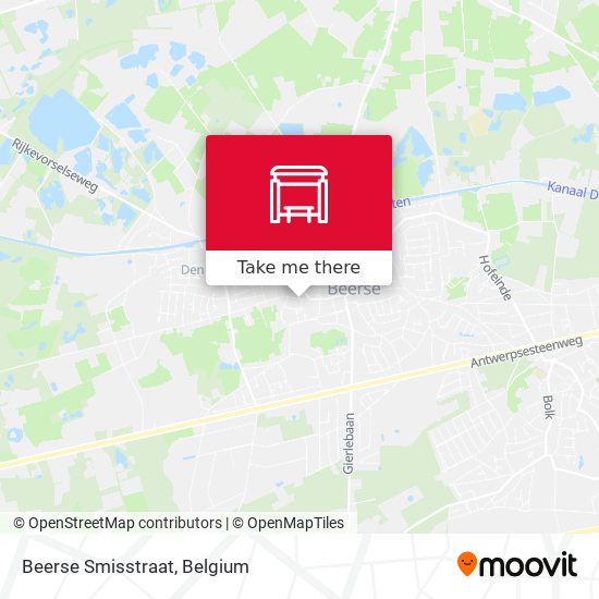 Beerse Smisstraat map