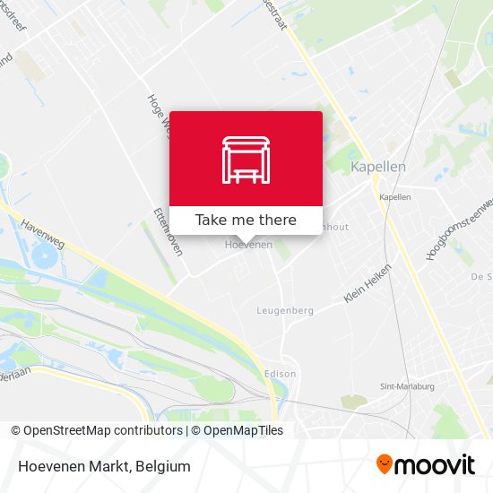 Hoevenen Markt plan