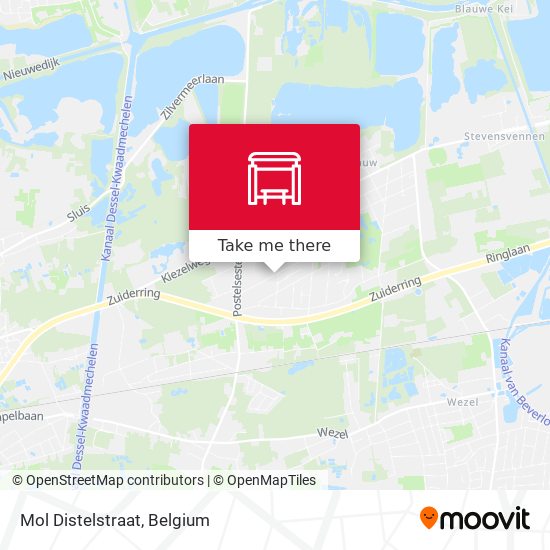 Mol Distelstraat plan