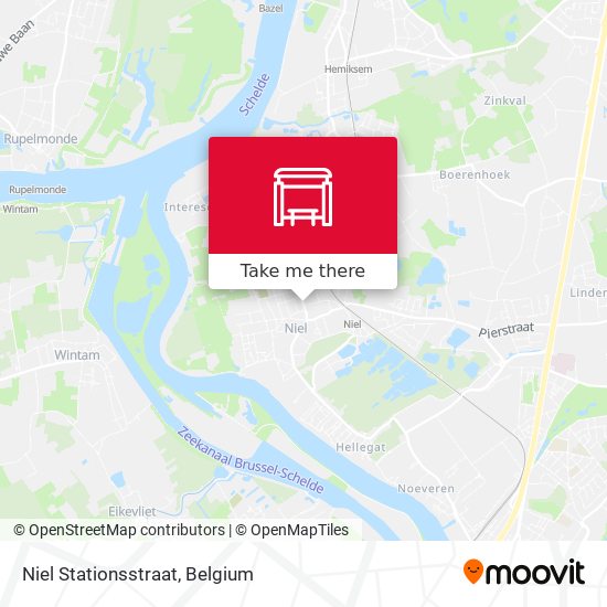 Niel Stationsstraat map