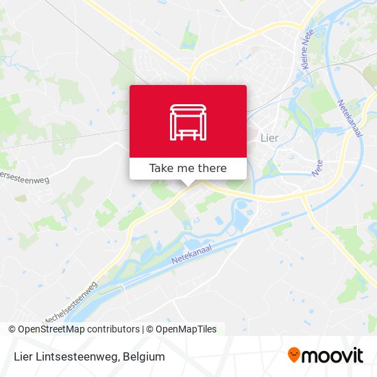 Lier Lintsesteenweg map