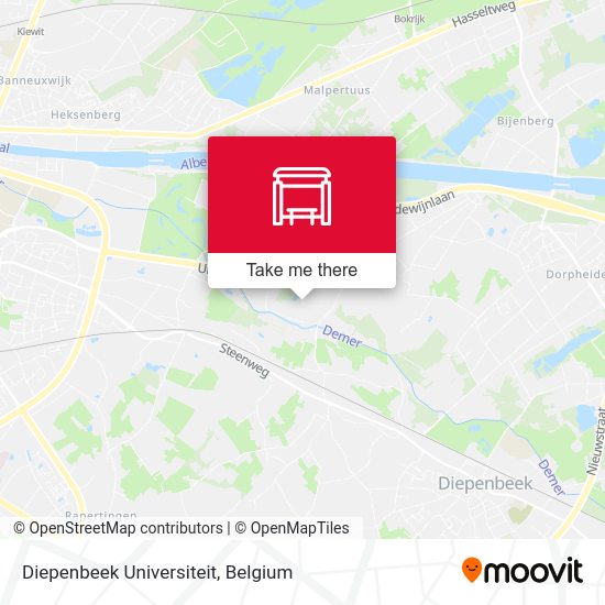 Diepenbeek Universiteit plan